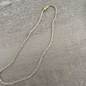 Elegant Gold and Silver Necklace